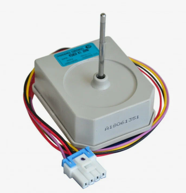 Мотор вентилятора холодильника LG, 12V, 0.51A, L45мм, EAU63103001