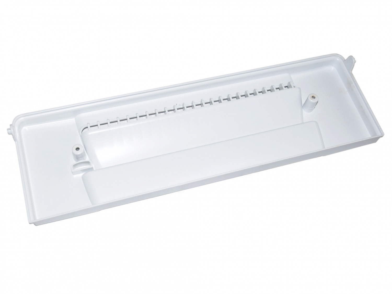 Панель (щиток) обратного воздуха холодильника Indesit, Ariston C00857106, L465х143x40 мм (белая)