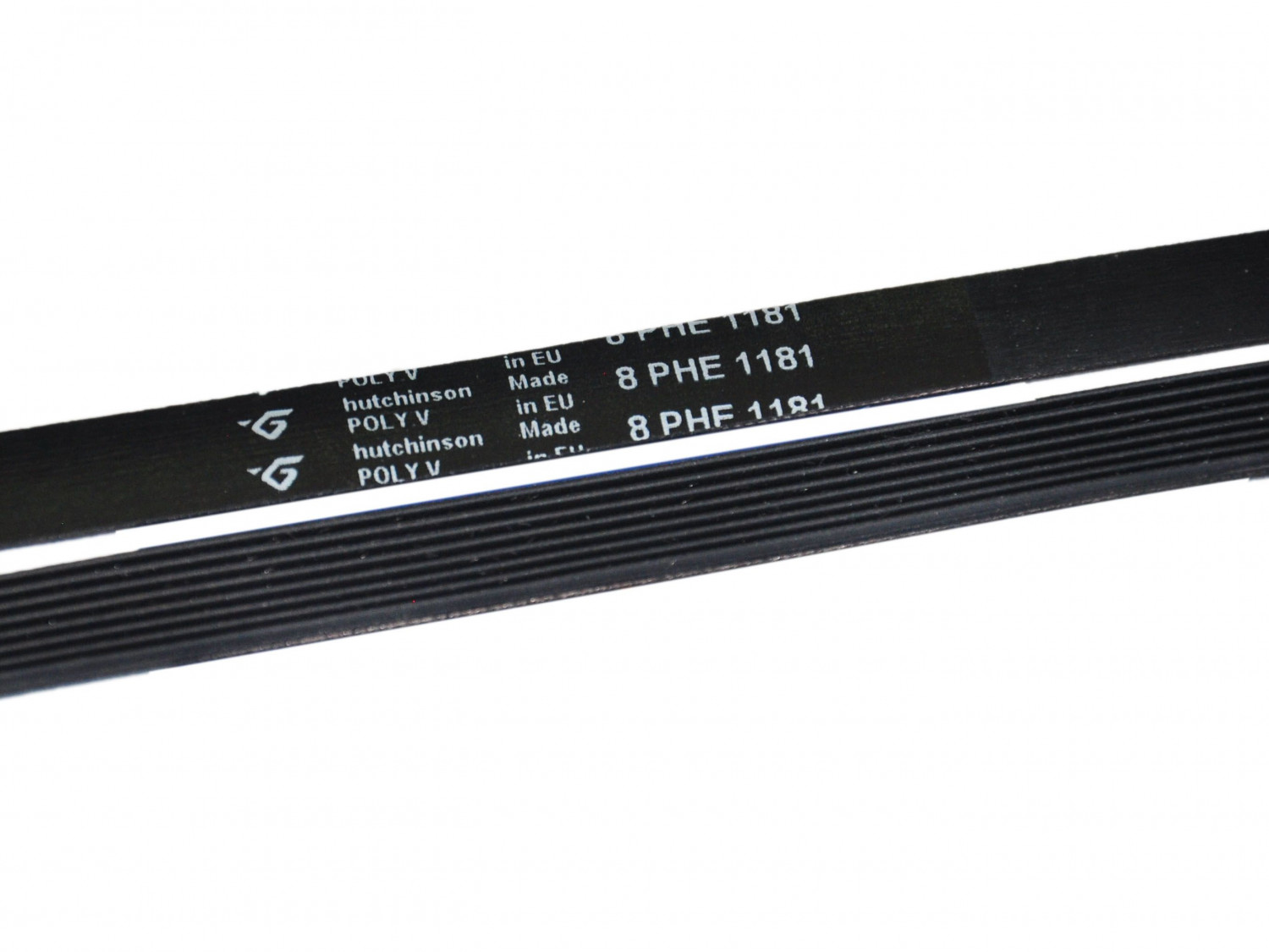 Ремень 1181 H8 Hutchinson стиральной машины Indesit, Ariston, Whirlpool L1130мм C00066521