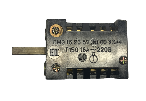 Переключатель духовки Мечта, Томь ПМЭ-16-23-5230, 5 поз., шток L25мм, 16A