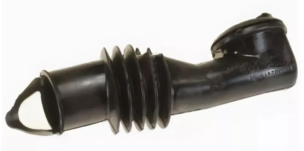 Патрубок стиральной машины Indesit, Ariston Futura, (дозатор - бак) гофра-5 колец C00287806 оригинал