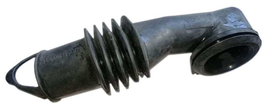 Патрубок стиральной машины Indesit, Ariston Futura, (дозатор - бак) гофра-5 колец C00287806 оригинал