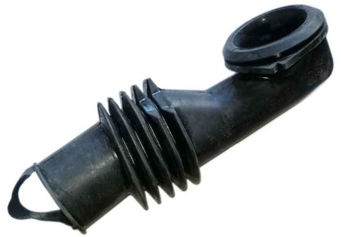 Патрубок стиральной машины Indesit, Ariston Futura, (дозатор - бак) гофра-5 колец C00287806 оригинал
