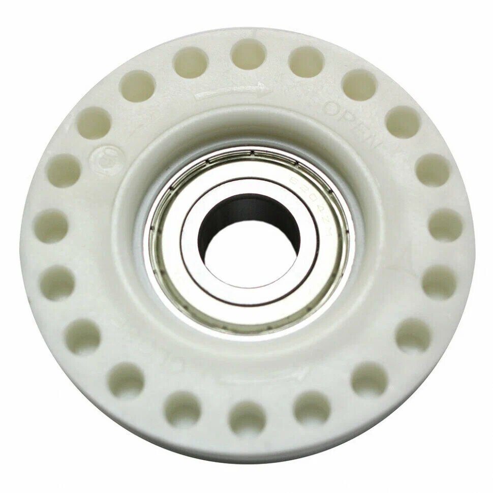 Опора Electrolux cod061 (сторона шкива) БЕЗ прокладки, смазки, подшипник 6204 Сальник 30x46.5x8.7/13