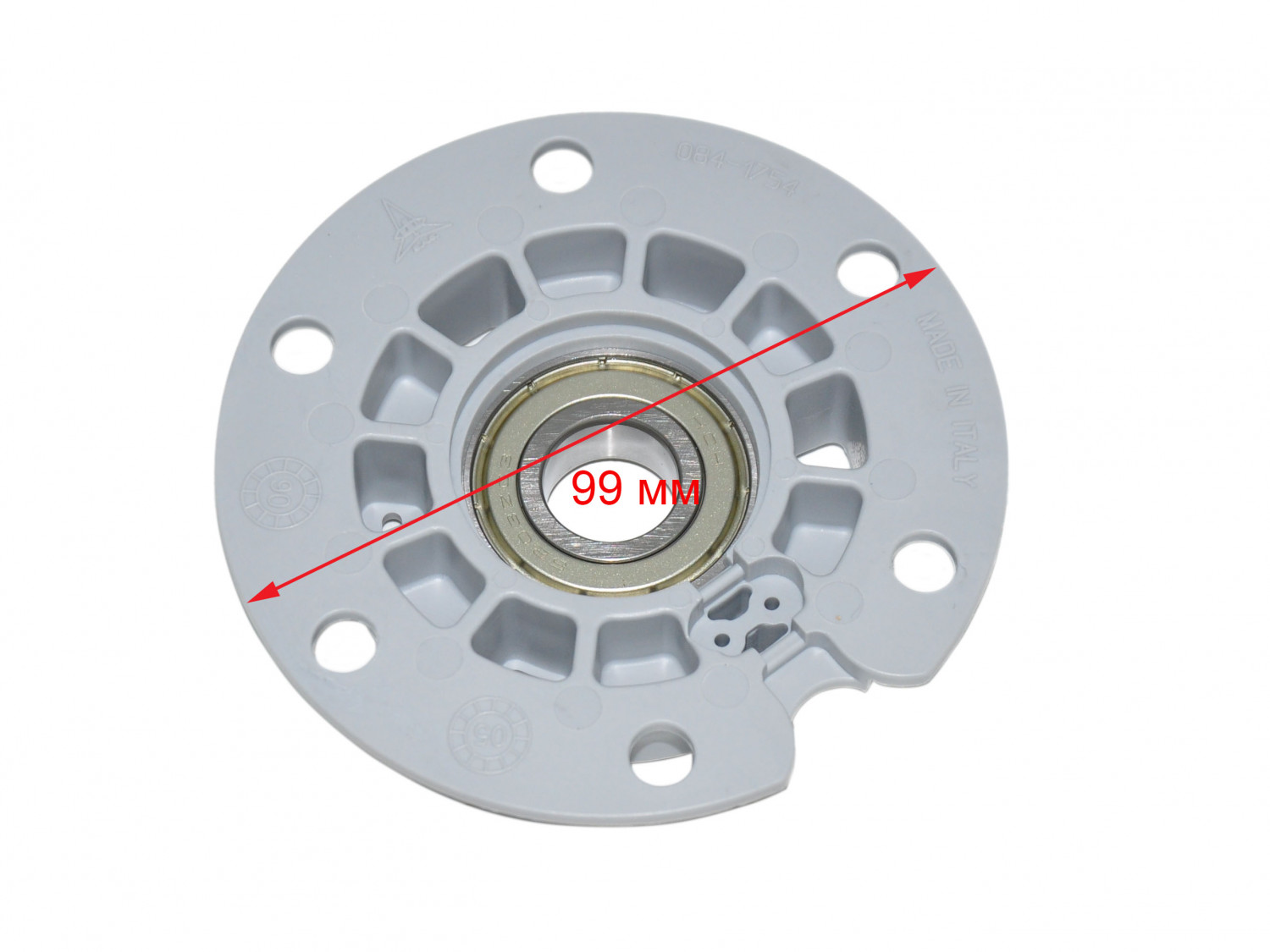 Опора стиральной машины Indesit, Ariston, Whirlpool 6 болтов подшипник 6203 сальник VA22