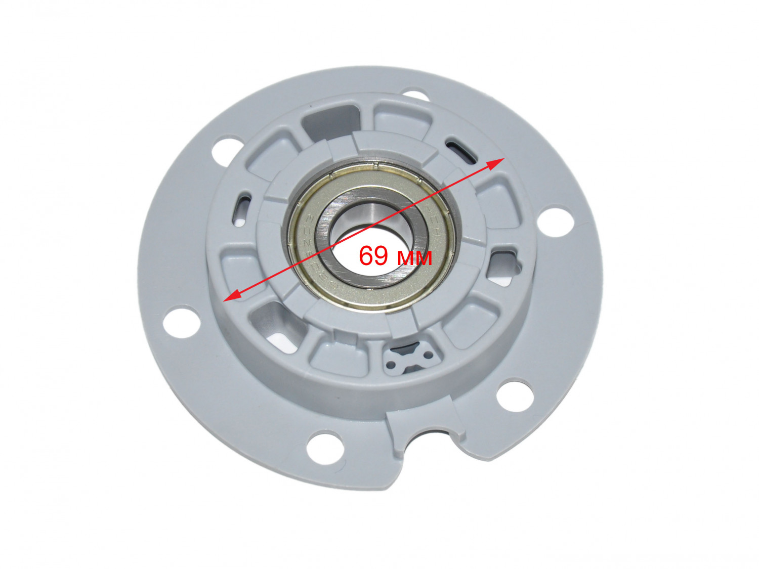 Опора стиральной машины Indesit, Ariston, Whirlpool 6 болтов подшипник 6203 сальник VA22