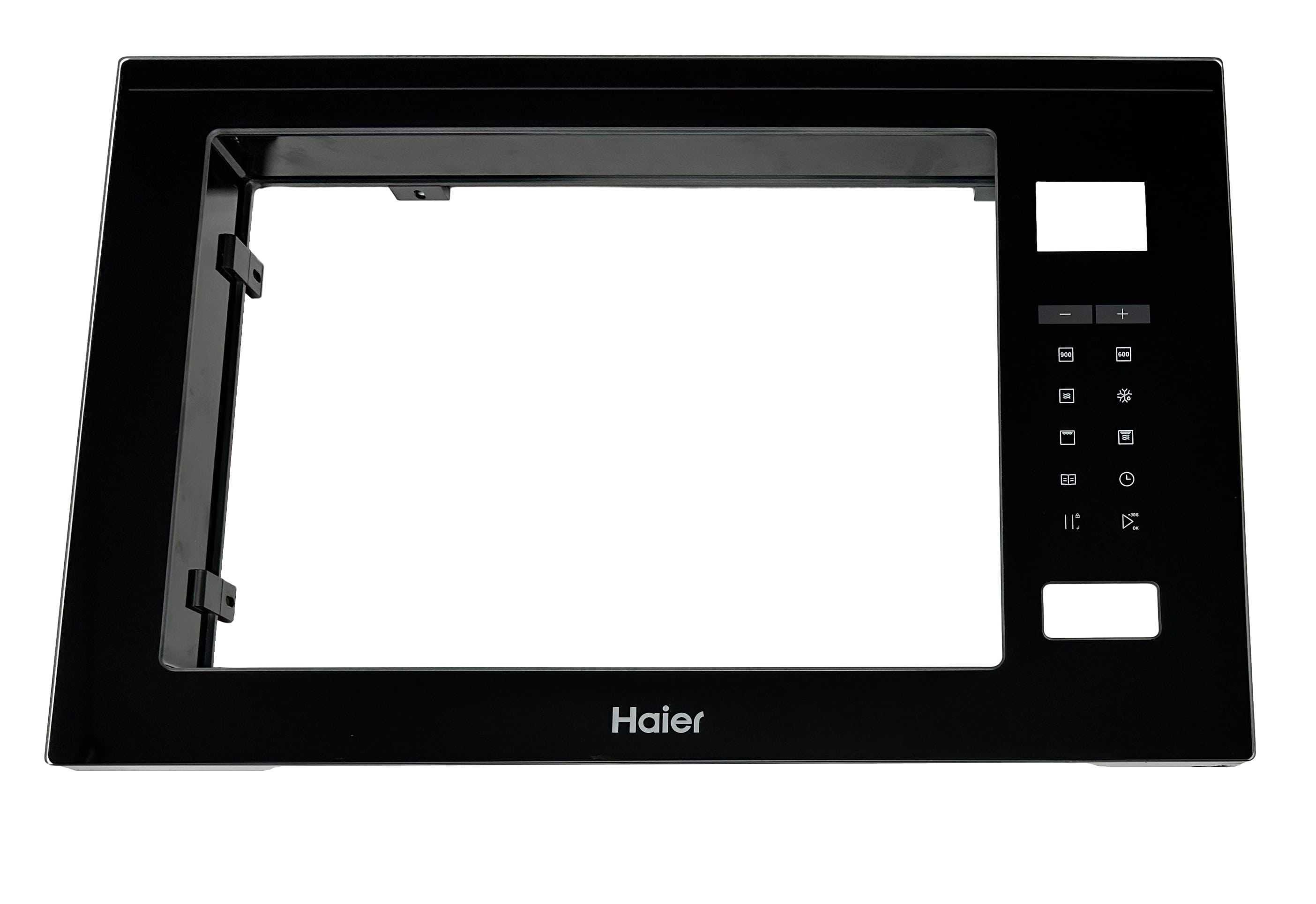 Фасад в сборе (рамка со стеклом) СВЧ печи Haier 0530067573, оригинал