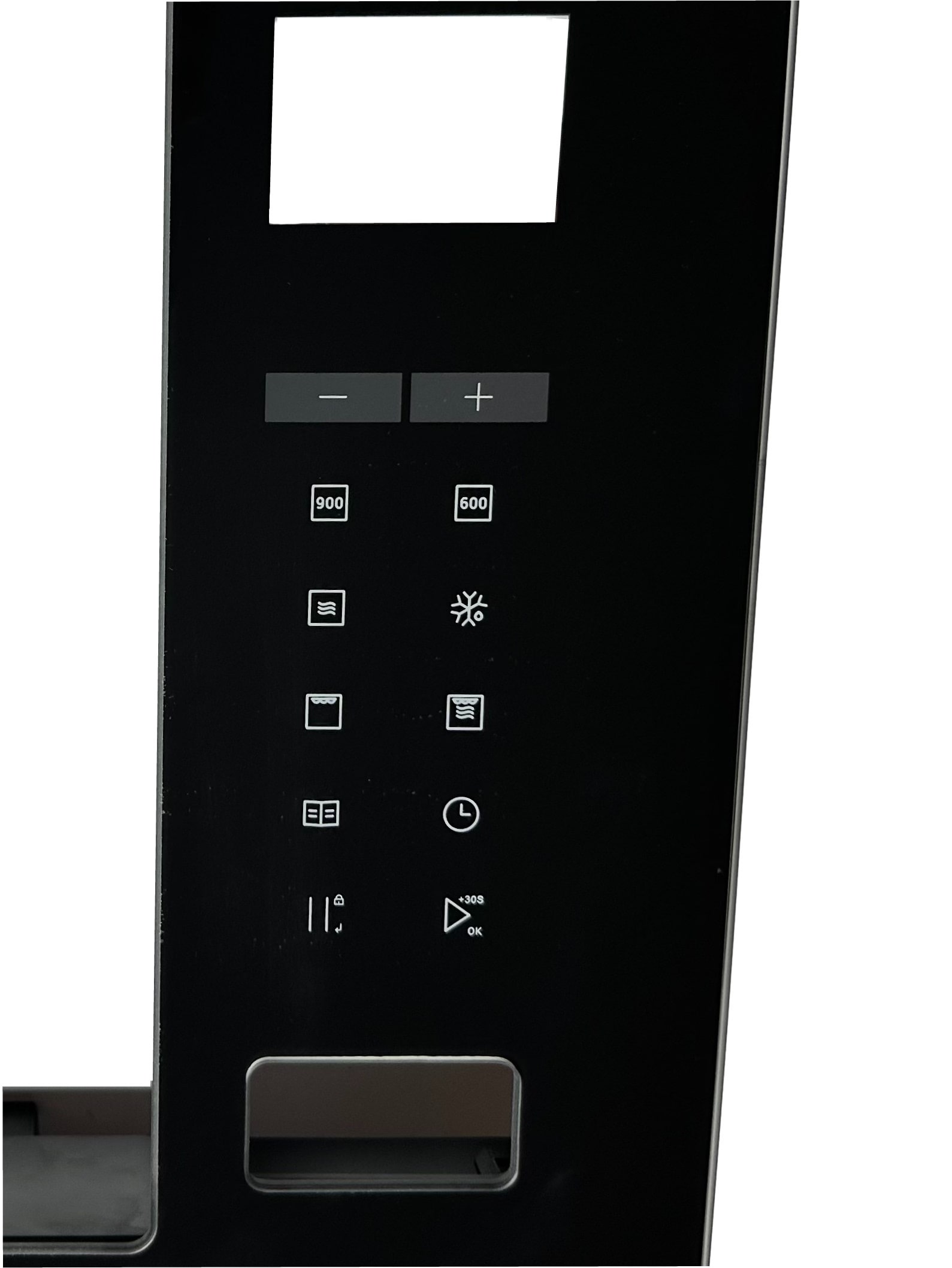 Фасад в сборе (рамка со стеклом) СВЧ печи Haier 0530067573, оригинал