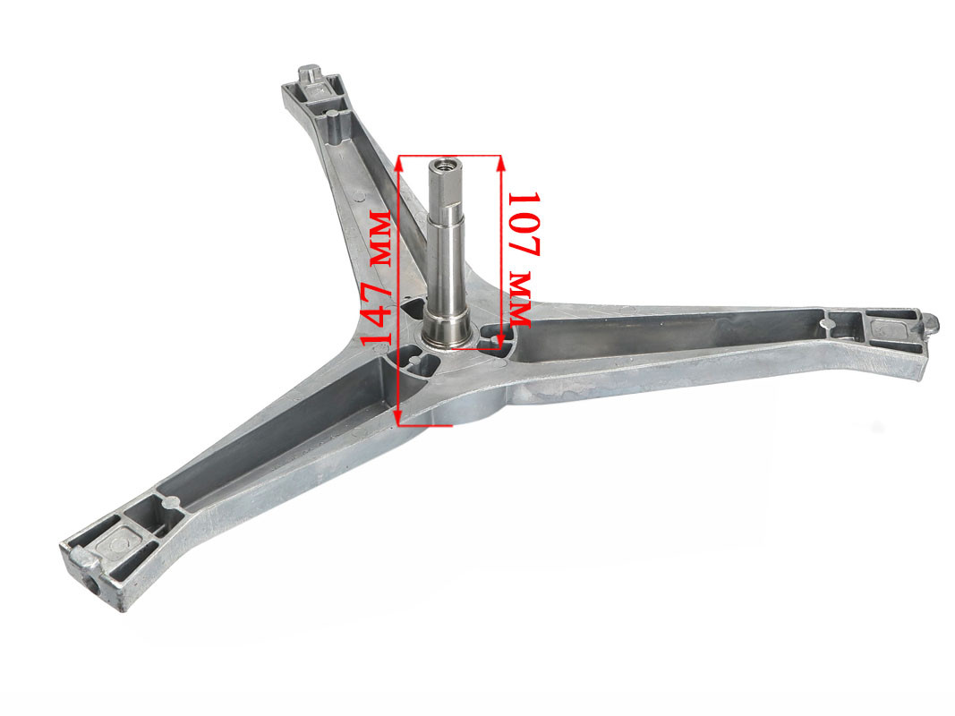 Крестовина стиральной машины Samsung DC97-15182A подш. 203/204, вал H107 D25 сальн 25х50.55х10мм
