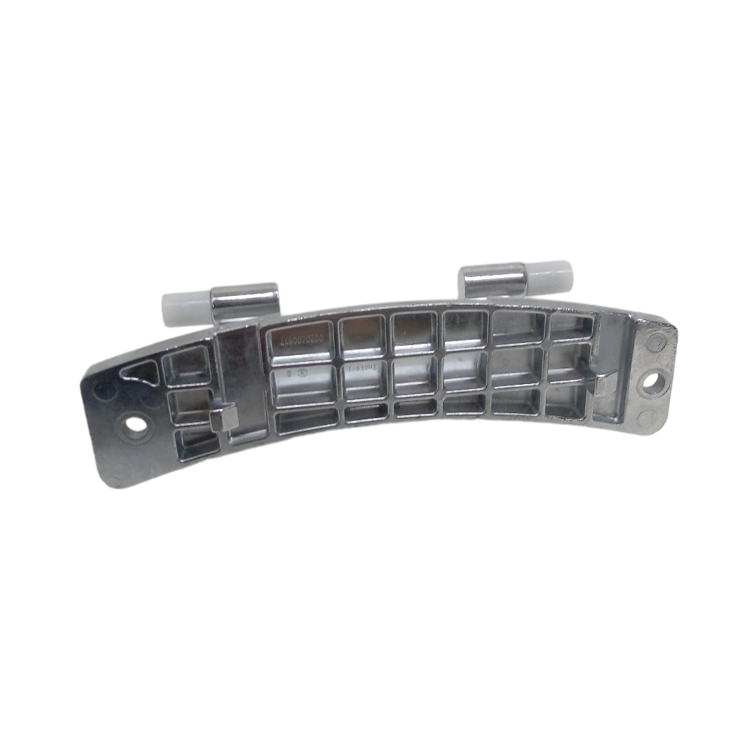 Петля люка стиральной машины Haier 0020100677 14см (хромированная)