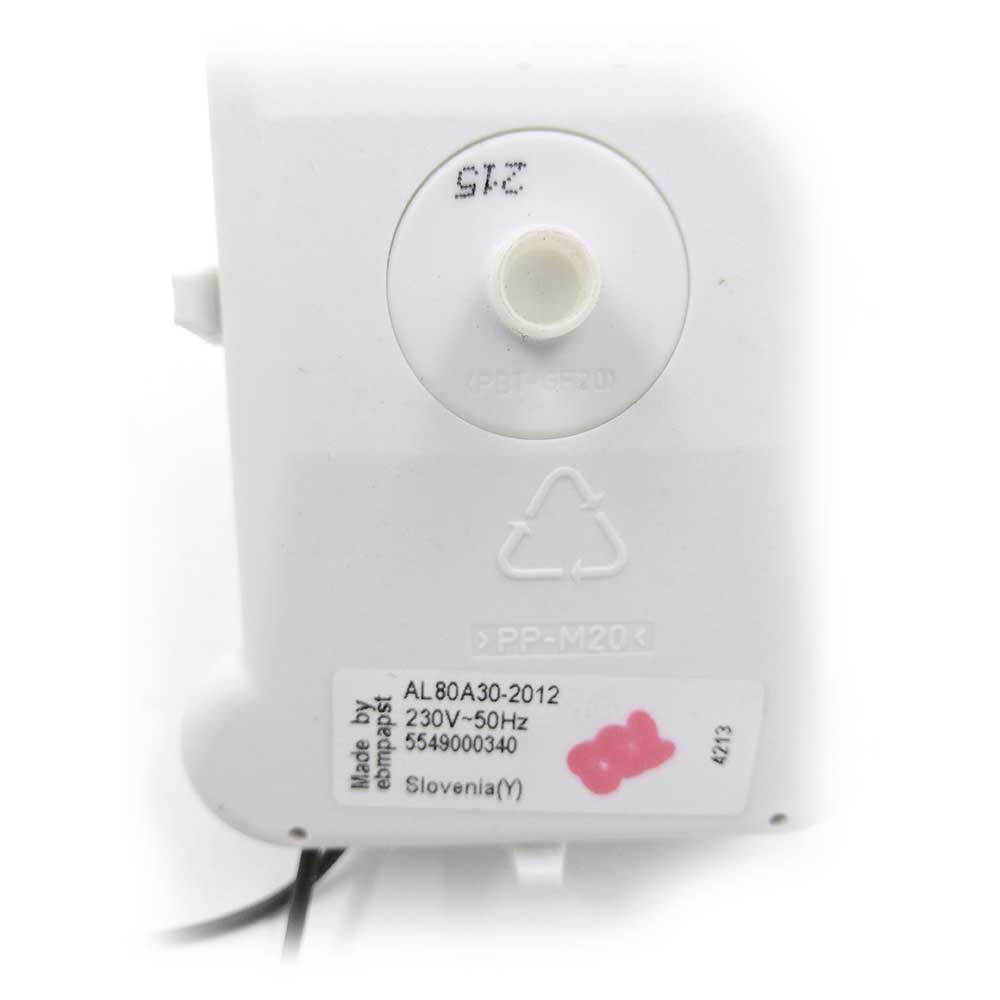 Мотор вентилятора холодильника Bosch, Liebherr шток 30мм Ø3мм  230V 1.5W, с крыльчаткой EBMPAPAST