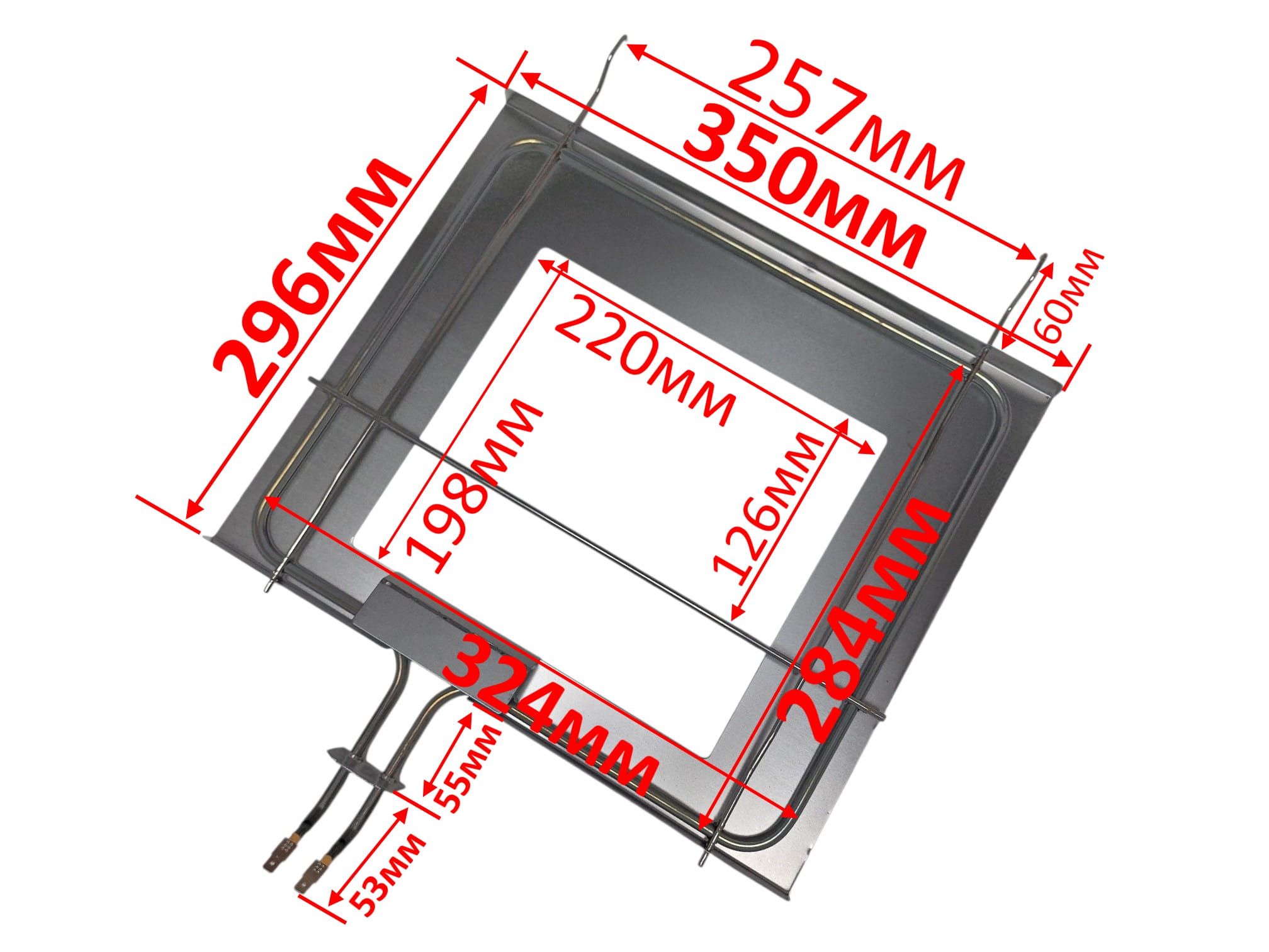 ТЭН духовки Gorenje, Hisense 1100W нижний 839585, оригинал