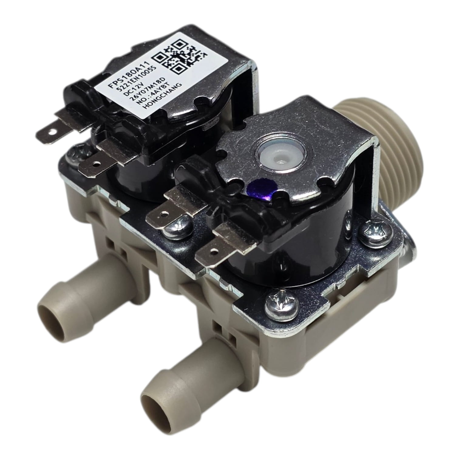 Клапан заливной 2х180 стиральной машины LG, DC12V, 5221EN1005S, оригинал