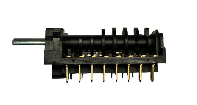 Переключатель духовки Дарина 7 позиций, шток L23мм 250V 16A