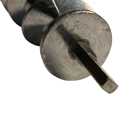 Шнек мясорубки Binatone MGR-3030, L122мм, 6-гран. под нож 8мм, посадка под втулку 6-гран.