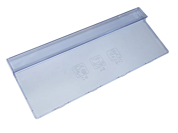 Панель (щиток) ящика морозильной камеры холодильника Beko 470х190мм, с пиктограммой, 4694441200