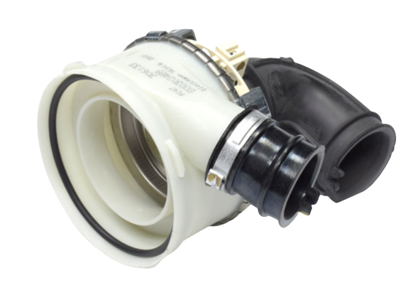 ТЭН в сборе с улиткой 1800W посудомоечной машины Indesit, Ariston, BLDC9/6 C00302489 / 482000022217