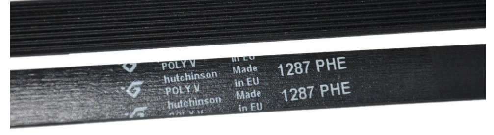 Ремень 1287 H8 Hutchinson стиральной машины Electrolux, Zanussi, AEG 50237204008 L1210мм