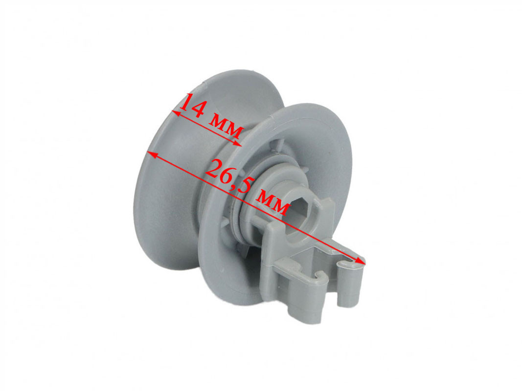 Ролик верхней корзины посудомоечной машины Bosch Siemens, D30,5мм 00611666 (1шт.)