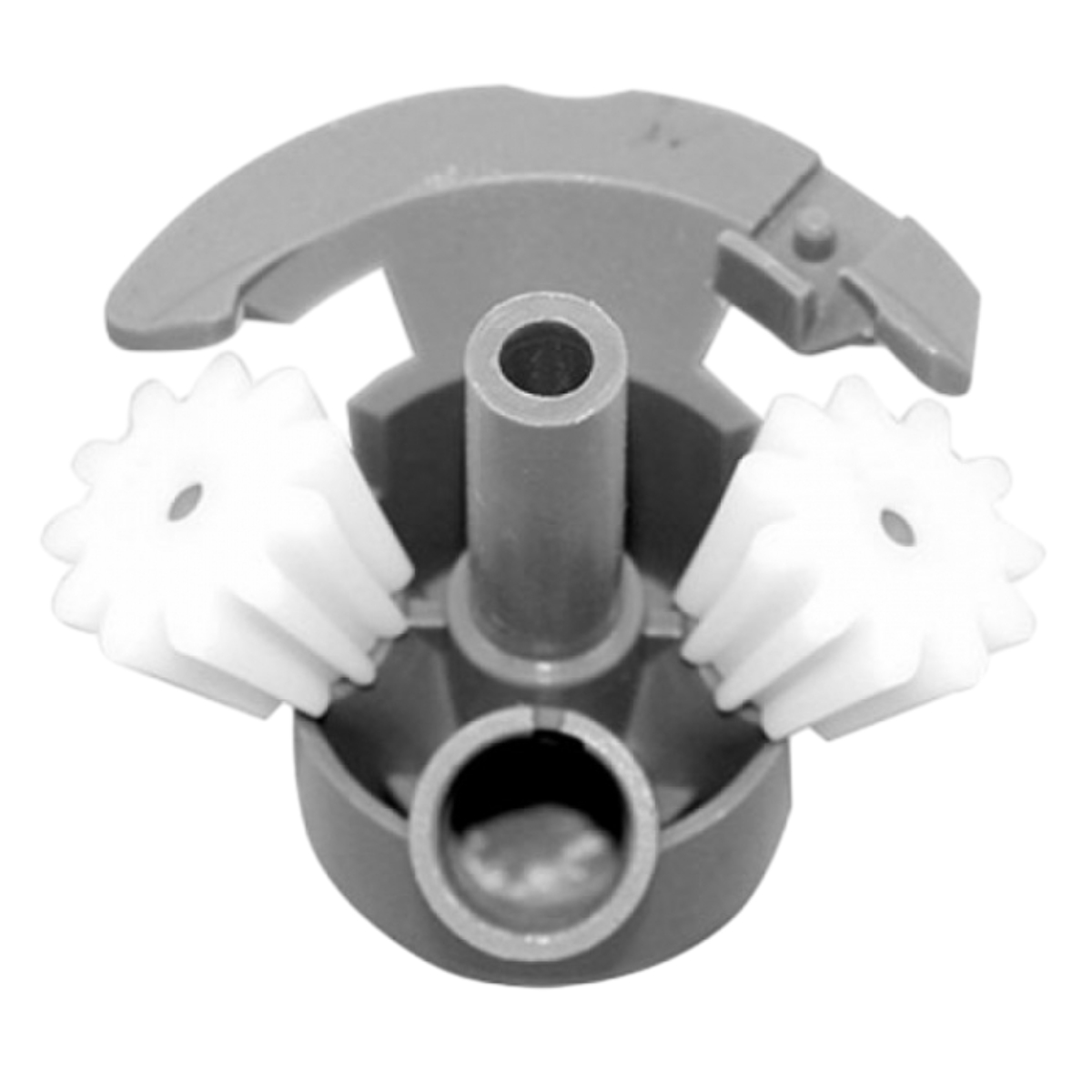 Редуктор мясорубки Bosch MFW1501/08 (пластиковый шток) + 2 шестерни 00611988
