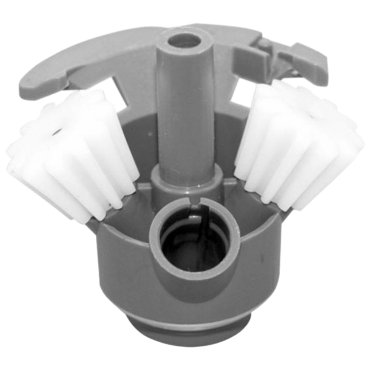Редуктор мясорубки Bosch MFW1501/08 (пластиковый шток) + 2 шестерни 00611988