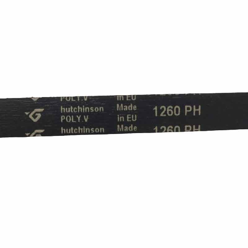 Ремень 1260 H6 Hutchinson стиральной машины Ariston, Indesit, LG, AEG, Zanussi, Electrolux...L1270мм