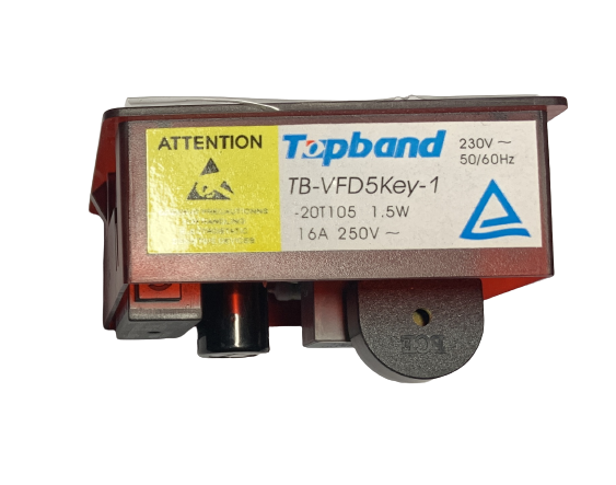 Таймер духовки электронный Gorenje, Hisense (красный) 16A/250V, 155799, 618100, 323901, 403744