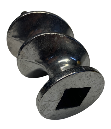 Шнек мясорубки Бриз, Ратеп, Zelmer, Philips, L88 мм / 70 мм D42 мм, квадрат 9x9 мм ZL004