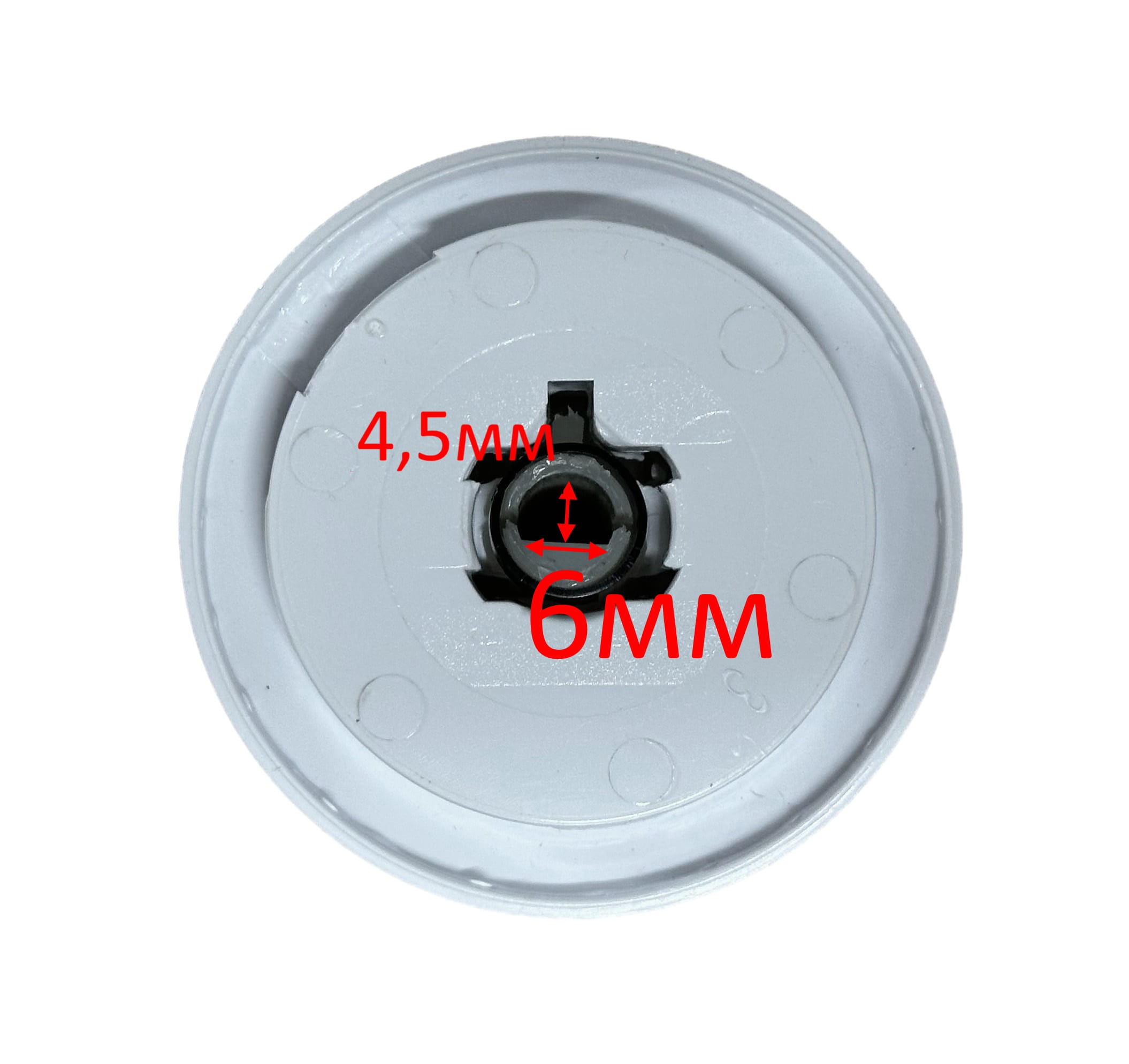 Ручка регулировки таймера духовки Beko, 250315038, оригинал