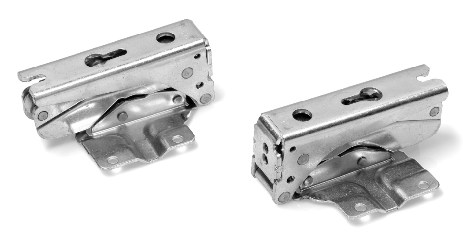 Петля двери встраиваемого холодильника Bosch, Siemens, Miele, комплект 2шт (верх+низ) 00542631