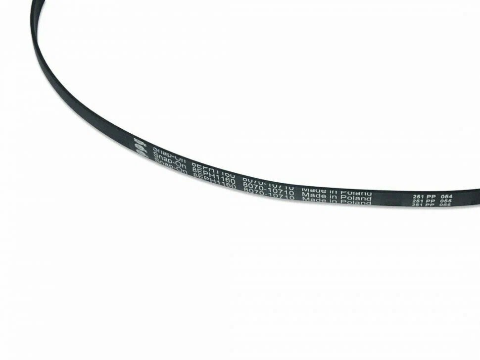 Ремень 1160 Н8 Snap-On/Better стиральной машины Атлант L1098мм 908092003033 (вместо 1162 H7)