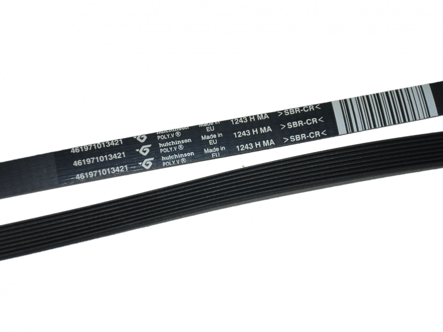 Ремень 1243 H8 стиральной машины Indesit, Ariston, Whirlpool, Bosch L1170мм Hutchinson 481935818143