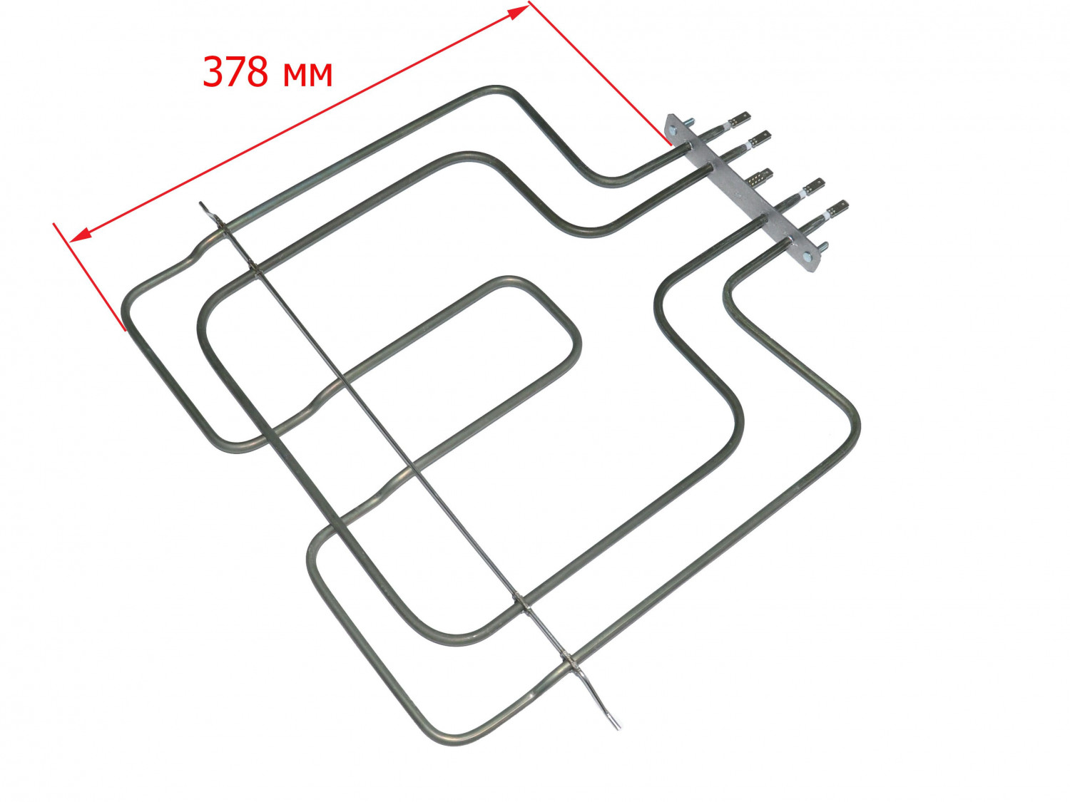 ТЭН духовки верхний 2500W (900+1600) 378х365 мм Indesit, Ariston, Whirlpool C00313228, 481225998466