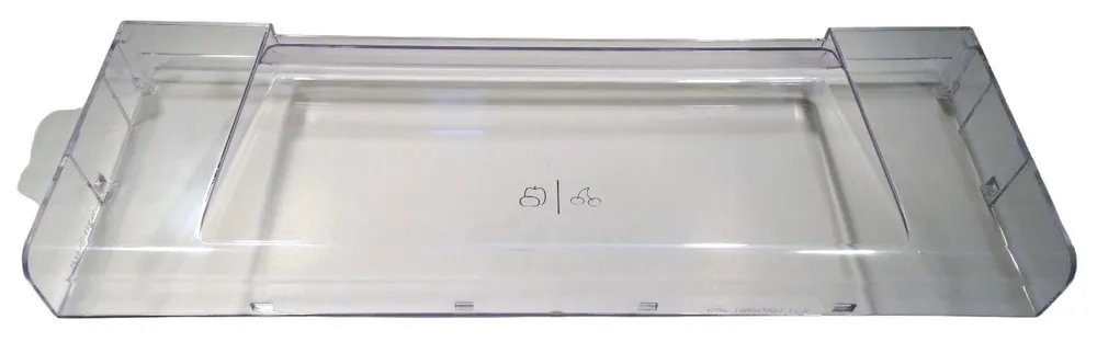 Панель (щиток) ящика холодильника Indesit, Ariston, Whirlpool, Dexp, 495х165мм (прозрачная) ,ориг.