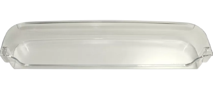 Полка балкон двери (нижняя) холодильника Indesit 469х135х100мм (прозрачная) C00525336