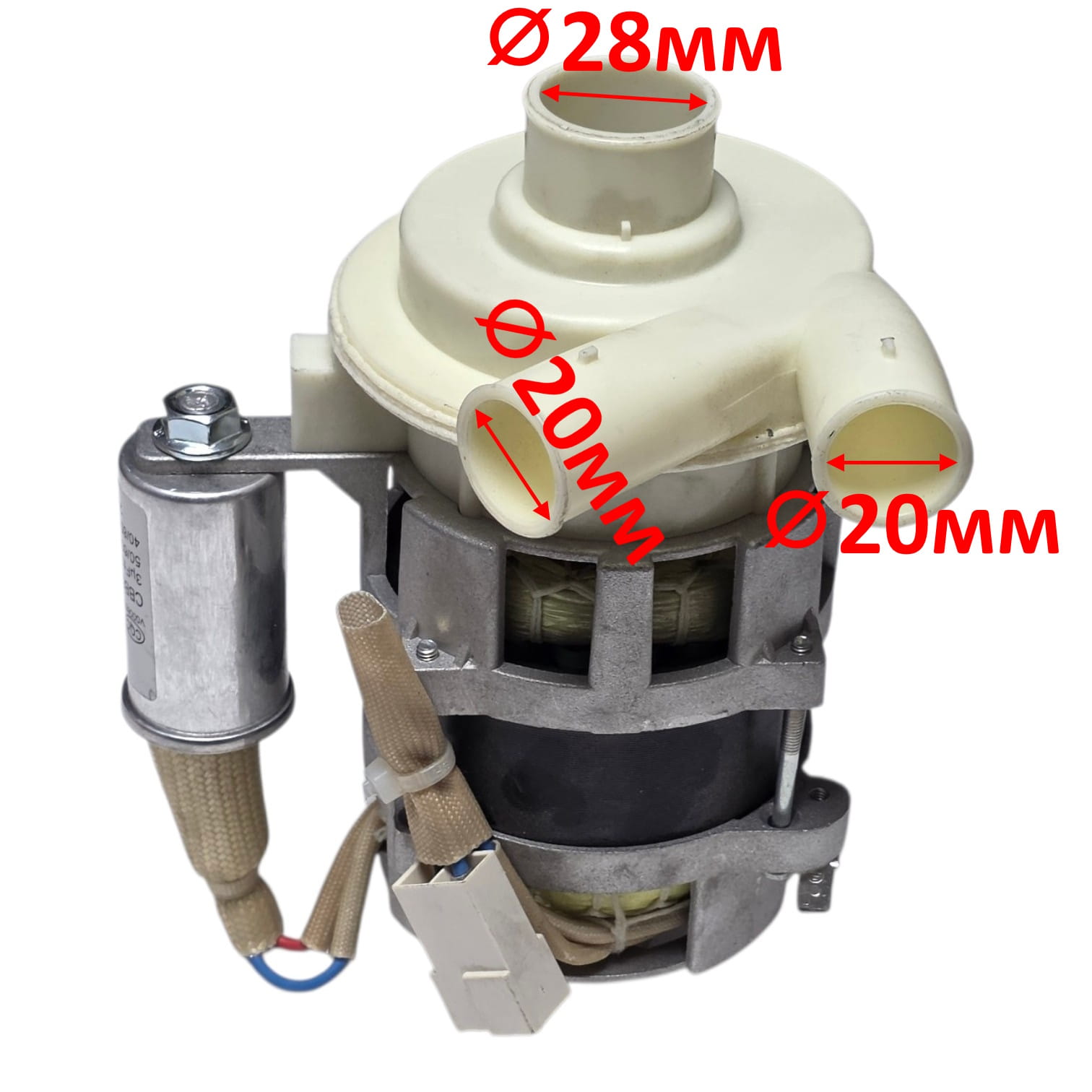 Циркуляционный насос посудомоечной машины Haier, Candy XDT-50AL, 220V 0,45A, 50W, 012G9370094B