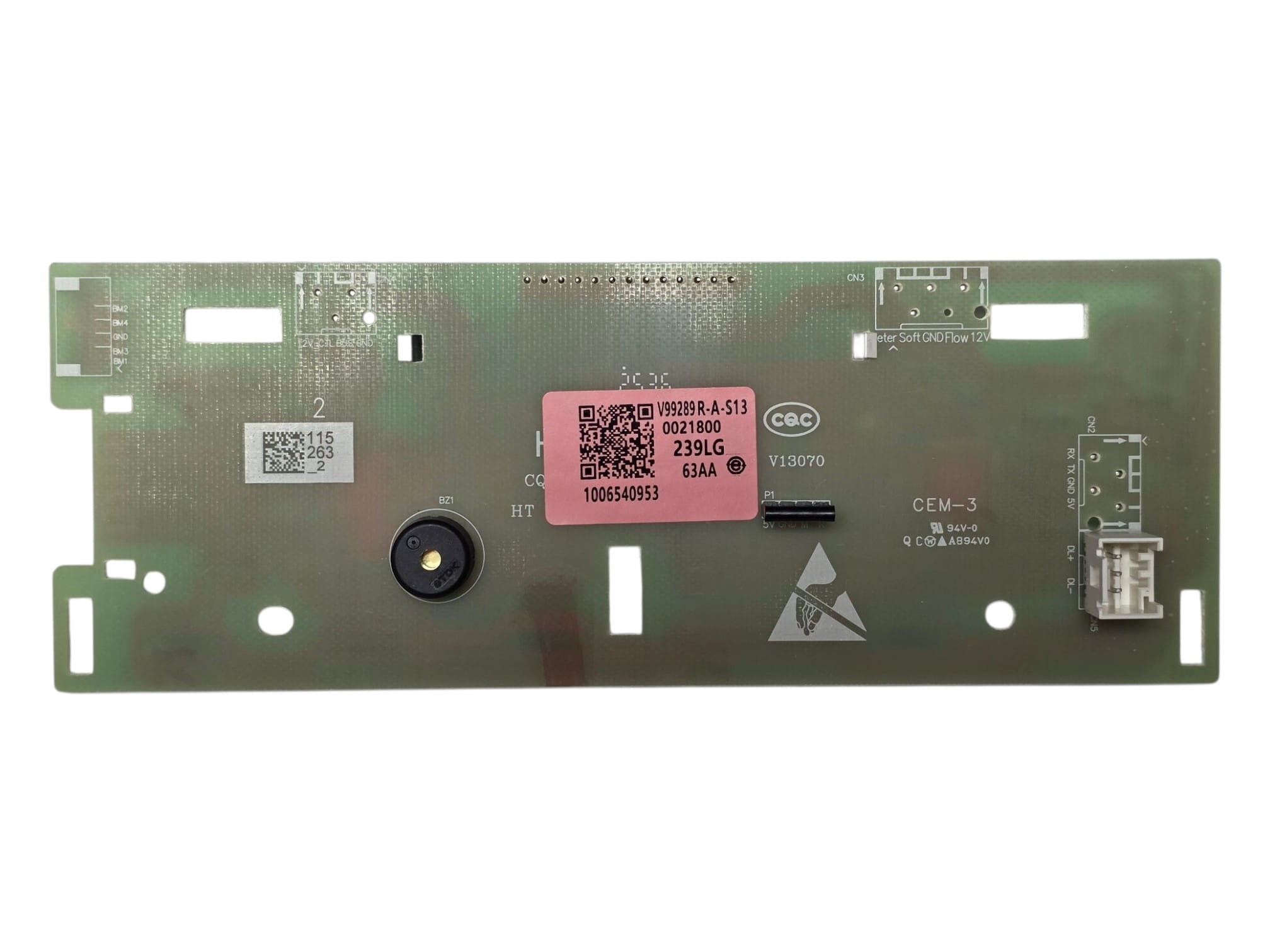 Электронный модуль управления стиральной машины Haier 0021800239LG, оригинал
