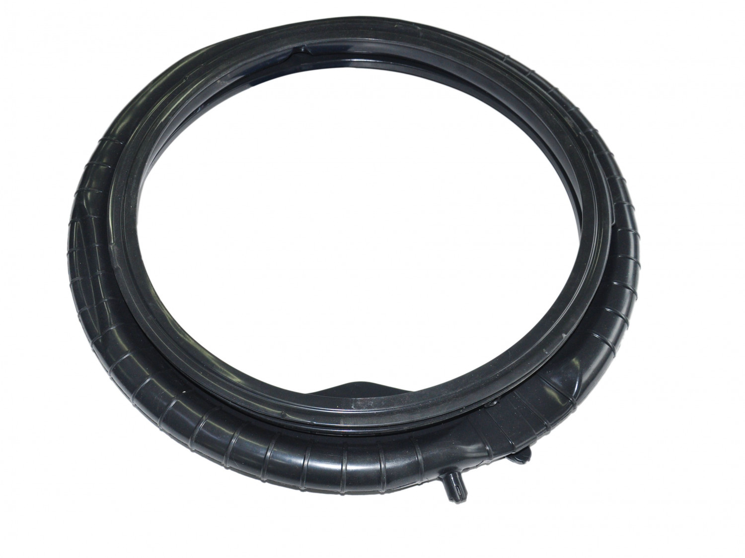 Манжета люка стиральной машины Haier, черная, D430мм 0020301453A (3 отвода), оригинал