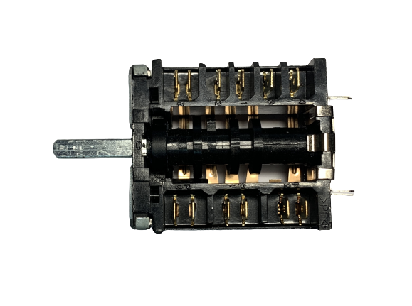 Переключатель духовки Deluxe (ДеЛюкс) ПМЭ16/220-3, 4(3+0) поз., шток L23мм, 16А, Gottak 7LA 830500