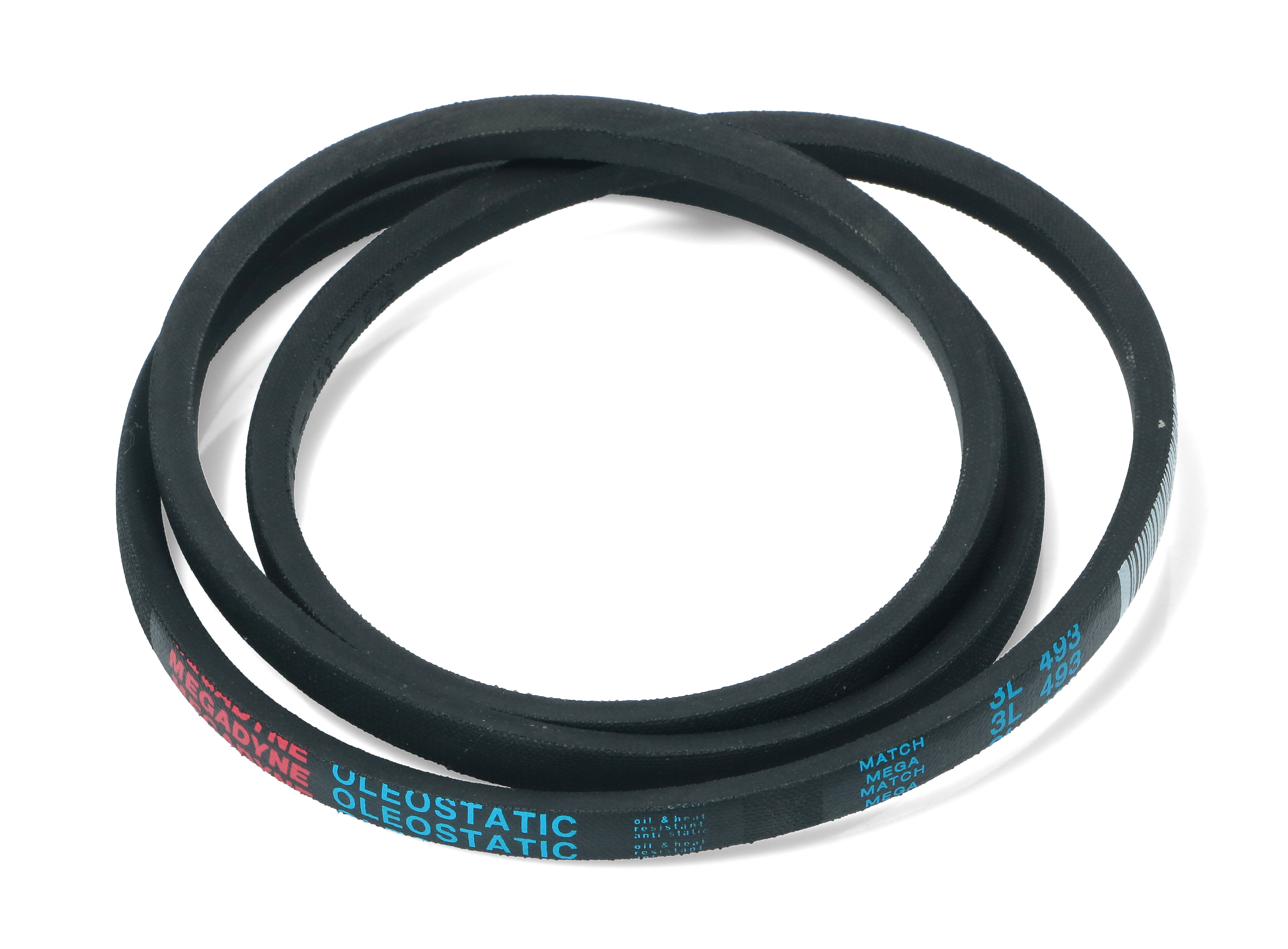 Ремень 3L 493 Indesit, Ariston, Whirlpool, Ardo, Candy, клиновидный, L1235 мм