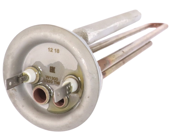 ТЭН водонагревателя Thermex+анод+прокладка 1300W D64мм L310мм М4 220V RF TW (медь) клеммы под разъем