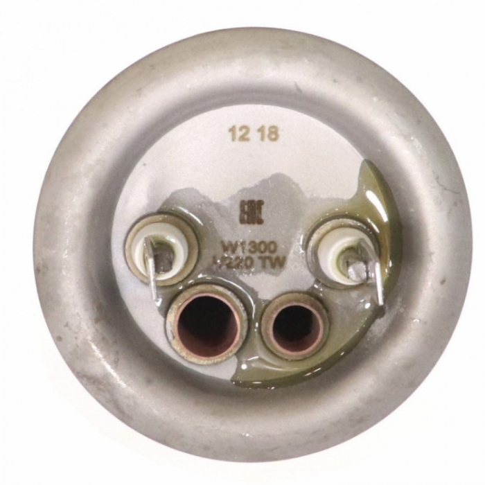 ТЭН водонагревателя Thermex+анод+прокладка 1300W D64мм L310мм М4 220V RF TW (медь) клеммы под разъем