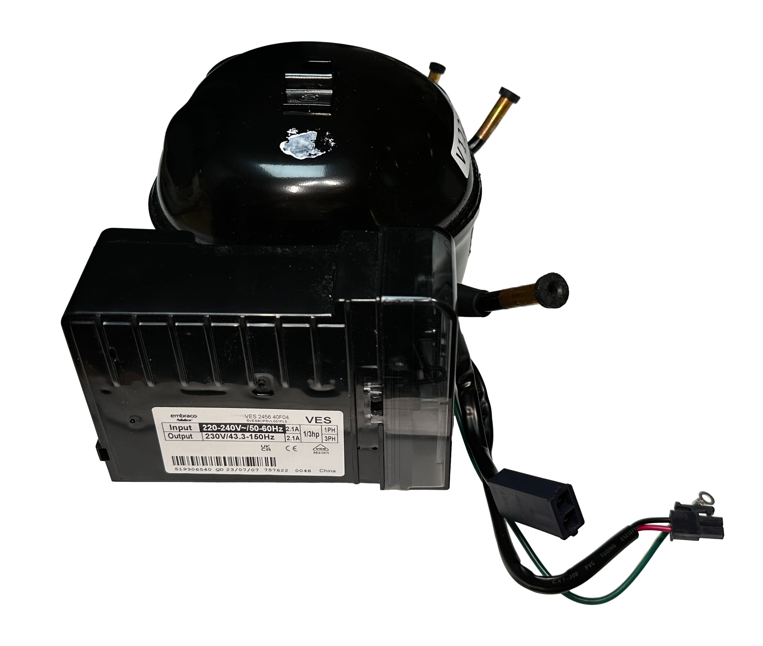 Компрессор R600 Embraco VESA9C (инвертор) 170W/-23,3'C