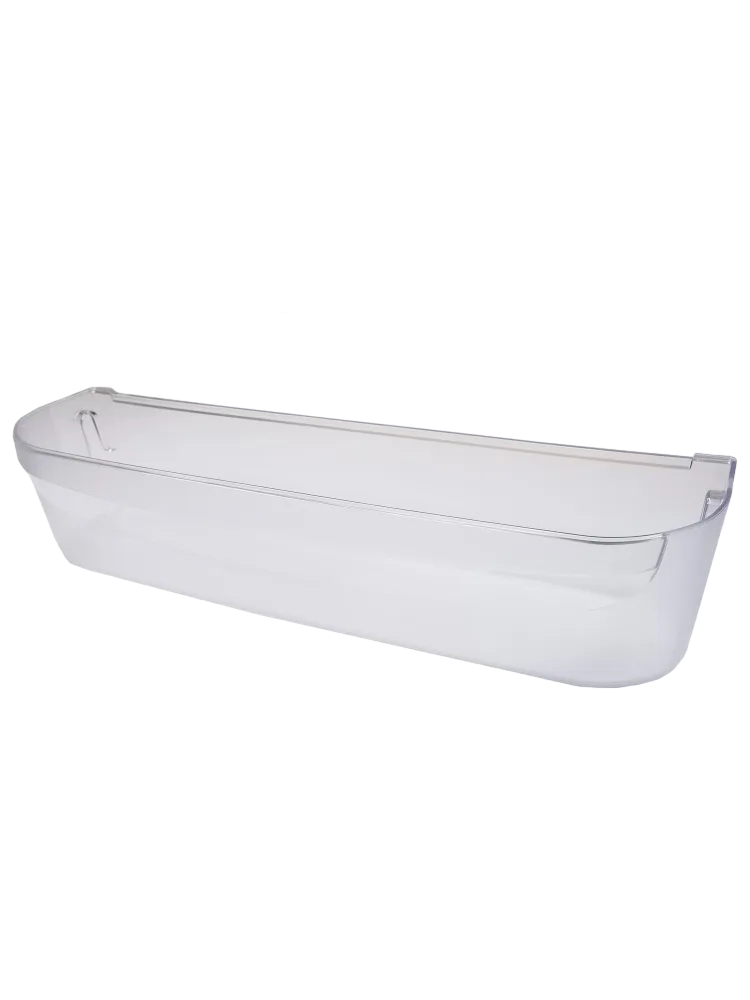 Полка балкон двери (нижняя) холодильника Indesit, Ariston 465х117х96мм (прозрачная) C00283484 ориг.