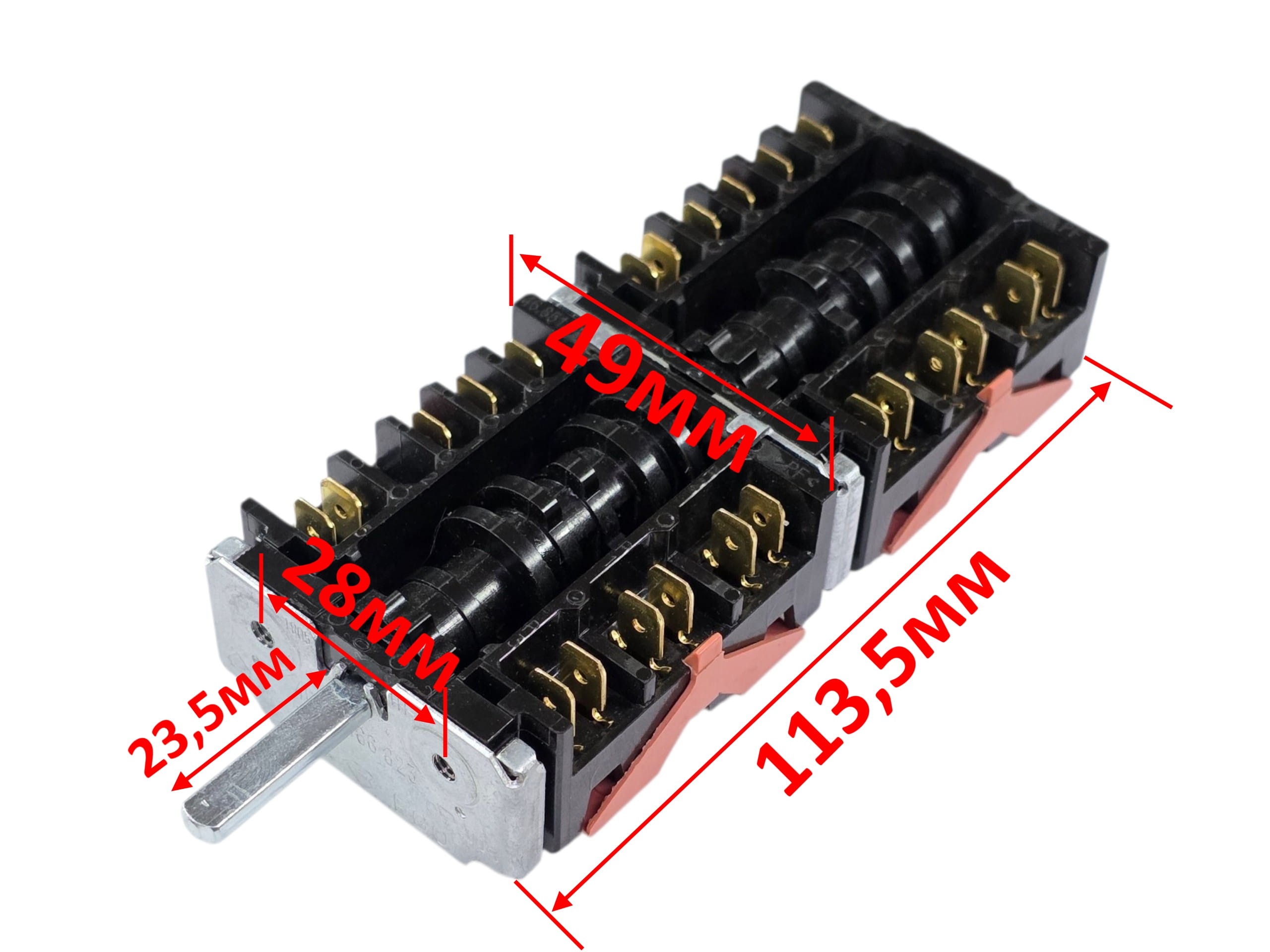 Переключатель духовки двойной Gorenje, Korting, Mora, Krona (10 позиционный) EGO 46.49866.823