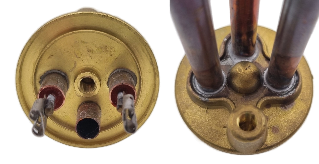 ТЭН водонагревателя 1500W D48мм RCA высокие клеммы М6 3401242 (Китай)