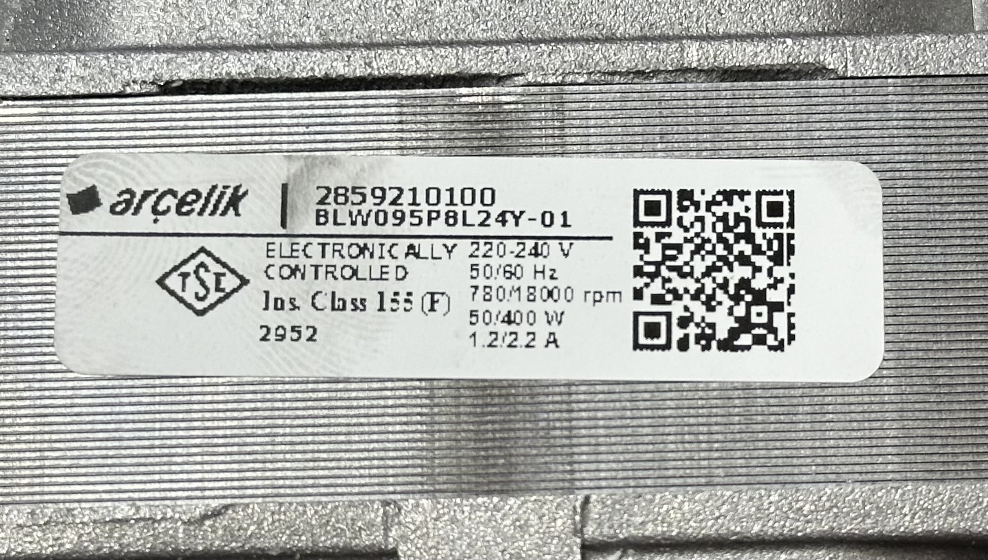Двигатель стиральной машины Beko BLW095P8L24Y-01, 2859210100 оригинал