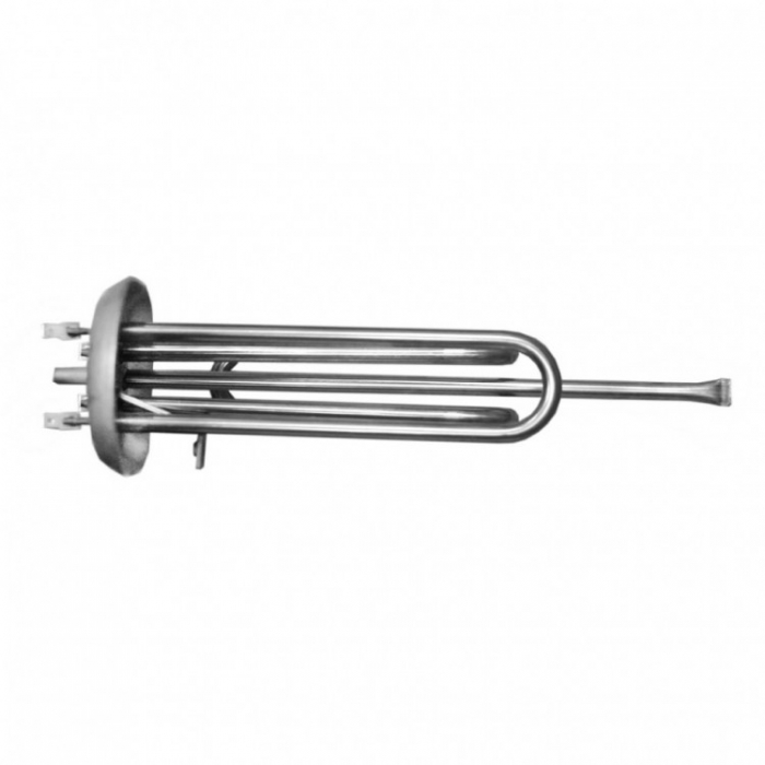 ТЭН водонагревателя 2500W (1000+1500) Ariston, нержавейка, овал, аналог 3500610