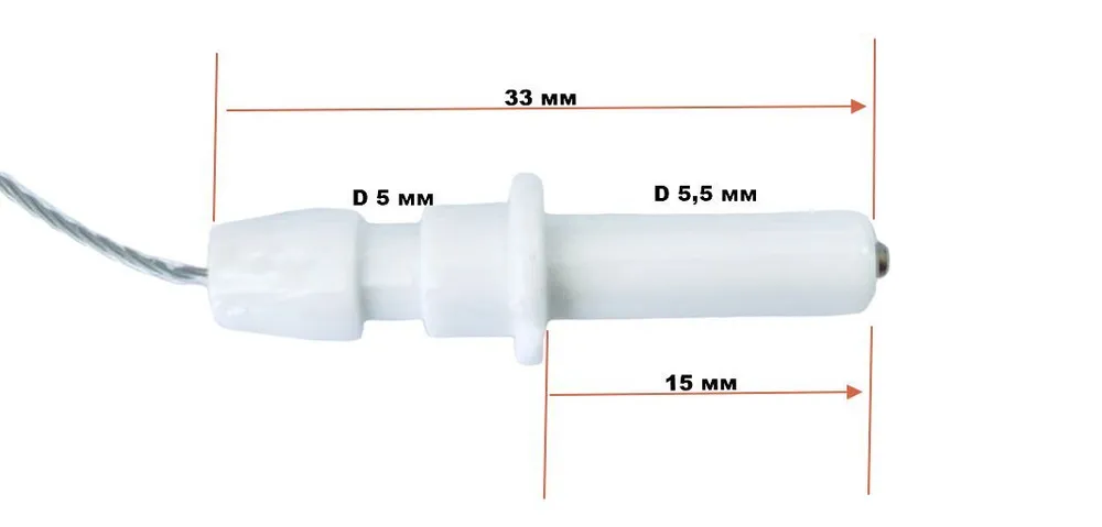 Свеча газовой плиты Ariston Candy Gorenje Hansa L750мм электроподжиг UN101-02.Df.750
