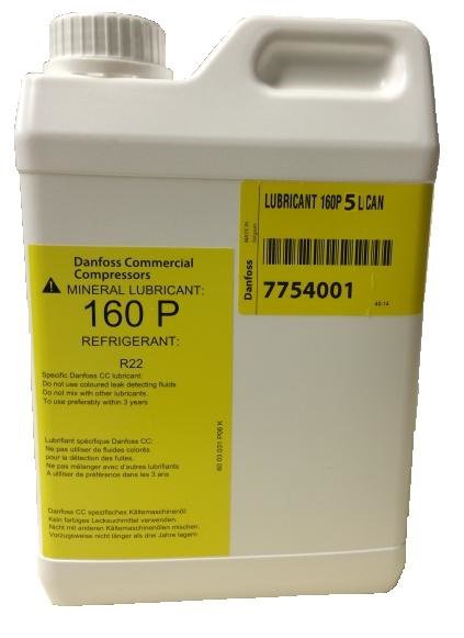 Масло минеральное Danfoss 160P (5,0л) R22 120Z0614